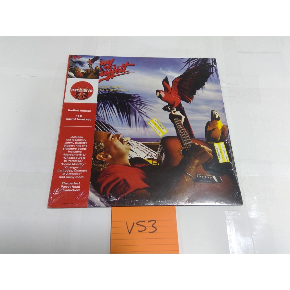 Jimmy Buffett Songs You Know By Heart Vinyl LP Red Limited Edition New Sealed